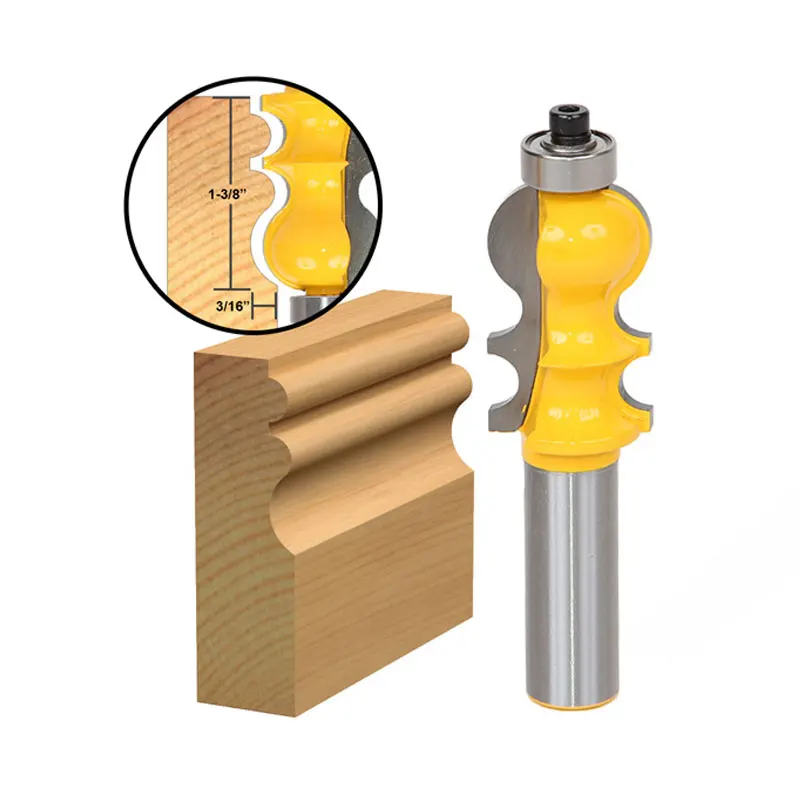 1pcs Casing & Base Molding Router Bit 1/2" Shankmolding plastic