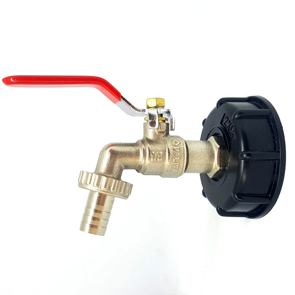 Brass Water Tap Lever Handle Quick Opening Corrosion Resistance Outdoor Home Tool Lockable