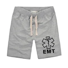 Новая летняя брендовая одежда Swag одежда для мужчин шорты для фитнеса хлопок EMT печатные мужские шорты Фитнес хип-хоп костюм эластичный пояс