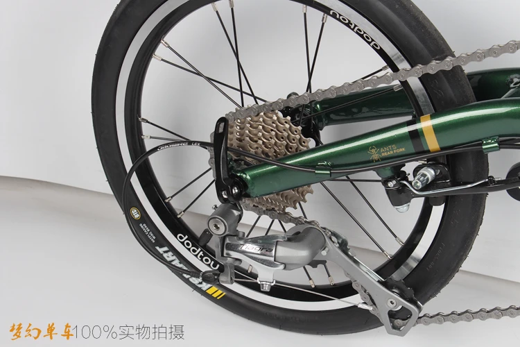 Best Ultra-light 9-speed chrome-molybdenum steel folding bike High quality Cost-effective bicycle Retro travel driving leisure BMX 17