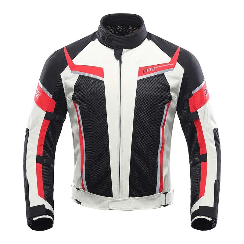 DUHAN для мужчин мотоциклетная куртка брюки для мотокросса дышащая одежда костюмы мотоцикл мото куртка брюки Защита CE - Цвет: Beige jacket