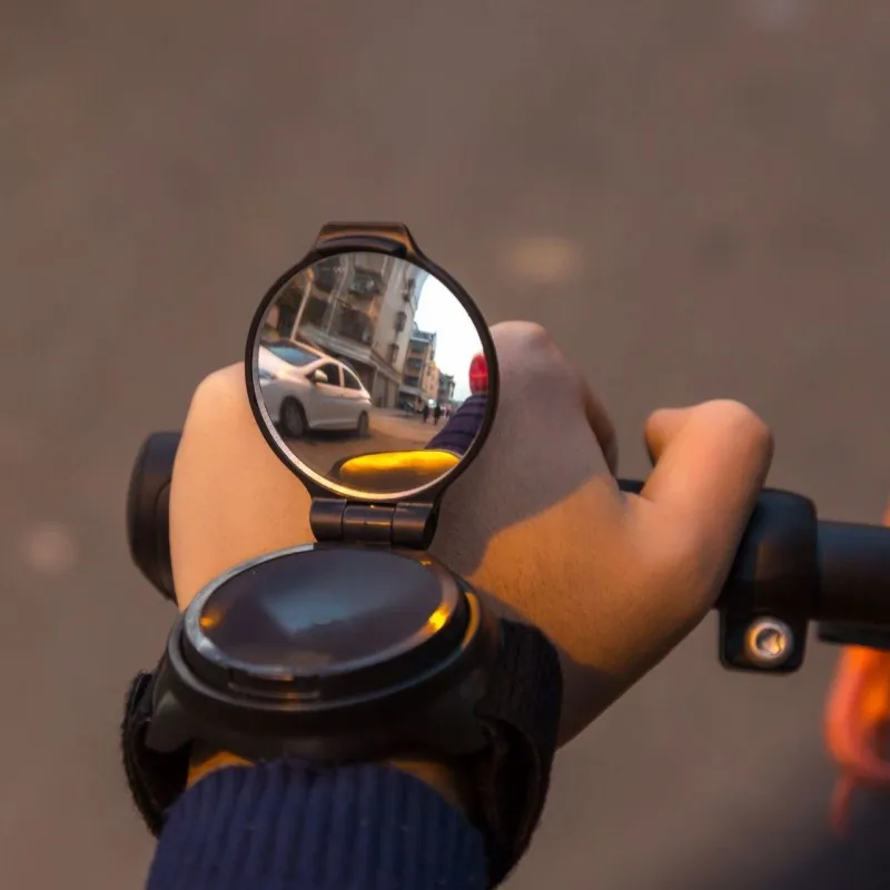 

Bike Mirror Bicycle Back Mirror Cycling 360 degree Rotate MTB Arm Wrist Strap Rear View Bike Accessories Bicycle Rearview