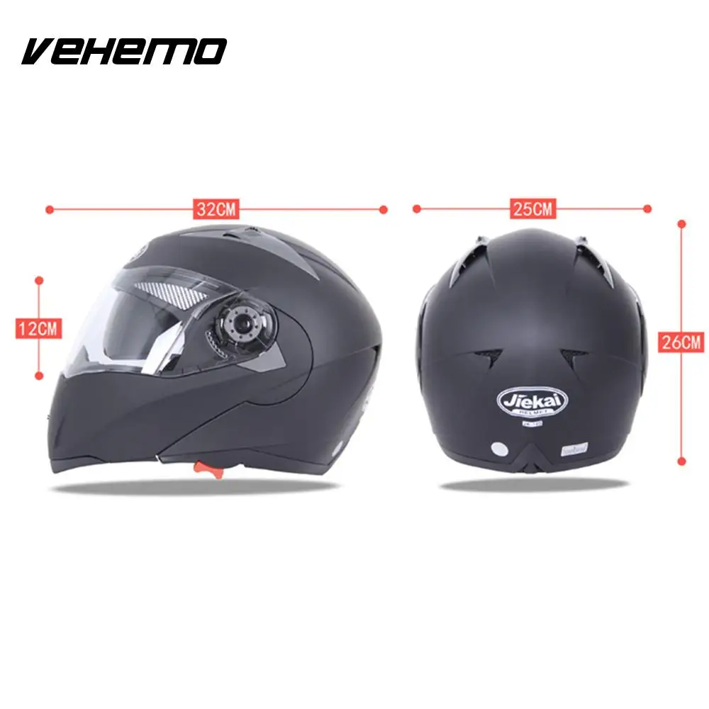 

Motorcycle Helmet Full Face Comfortable Craniacea Modular Flip Up Safety Hat Durable Anti-Vibration