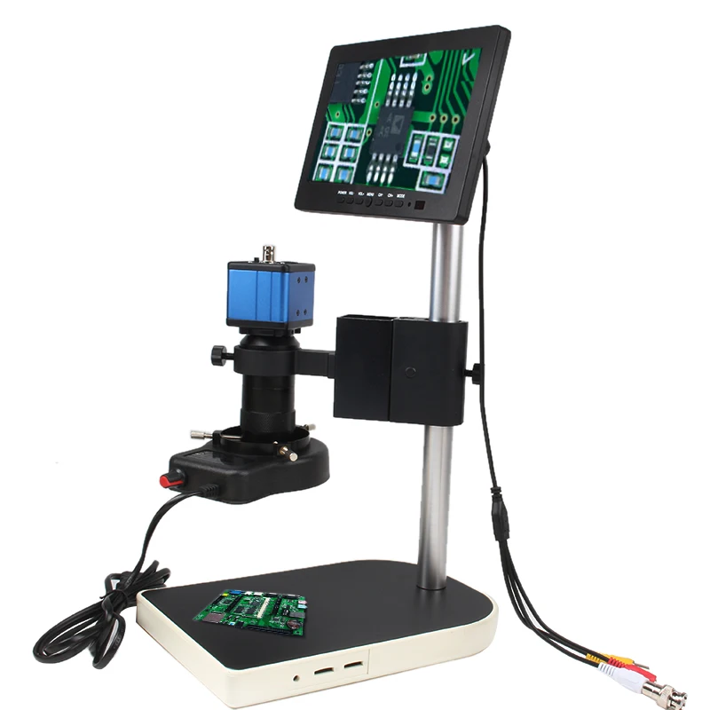 HD цифровой промышленный микроскоп камера для промышленной лаборатории VGA видео выход Цифровой Микроскоп USB эндоскоп камера Microscopio