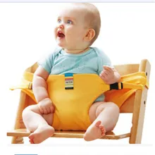 Детский стульчик Ремень 2 моющиеся ткань путешествия высокий стул Booster портативный безопасности стрейч обёрточная жгут для младенцев малышей кормления