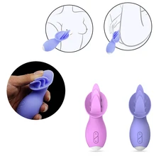 erotic Tongue Vibrator for woman Nipple Sucker Clitoris Stimulator Massager Adult Sex games Toys for Women sex accessories shop