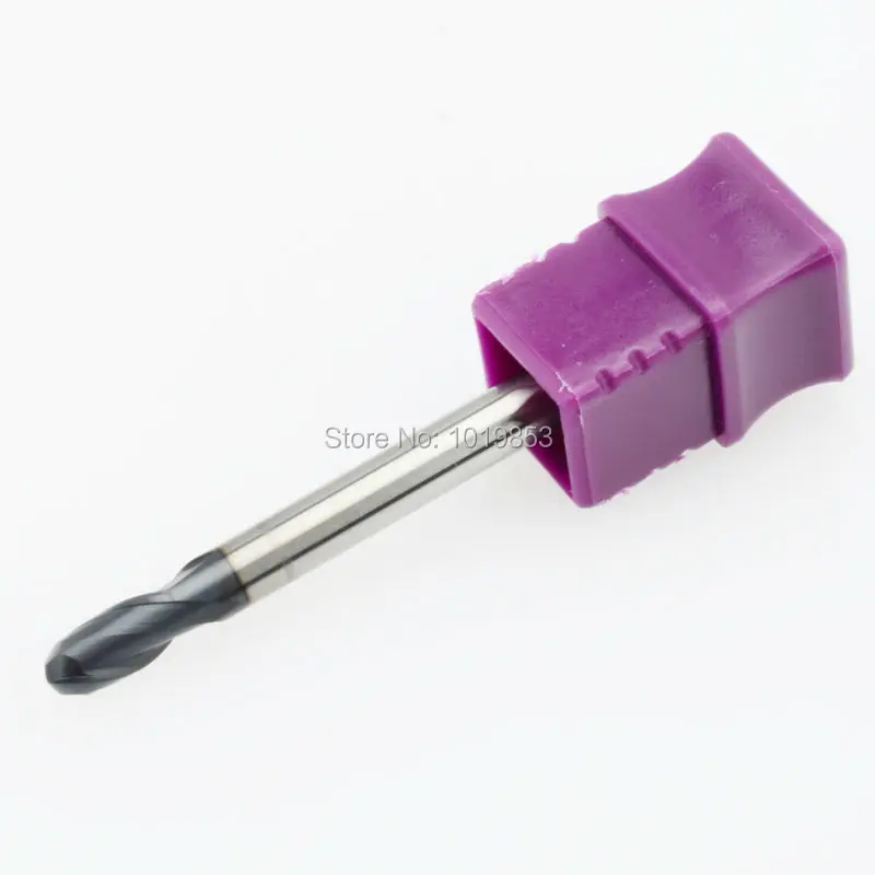 

5pcs CGS-460 R2X4X50L HRC55 SOLID tungsten Ball nose carbide end mill cutter for stainless steel