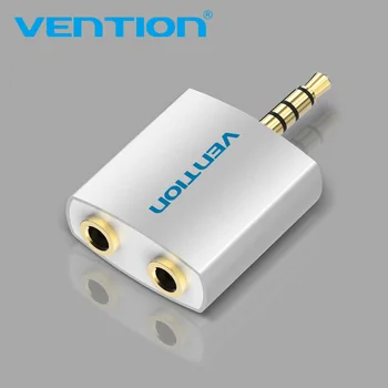 

Vention 3.5mm Earphone Audio Splitter Connecter Adapter with mic 1 Male to 2 Female Audio Adapter For Headphone PC Mobile Phone