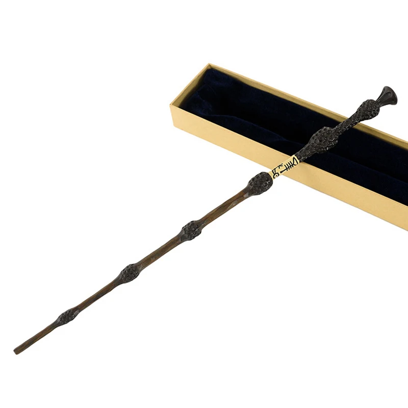 Colsplay New Arrive Metal Iron Core Albus Dumbledore Old Wand Magic Magical Wand Elegant Ribbon