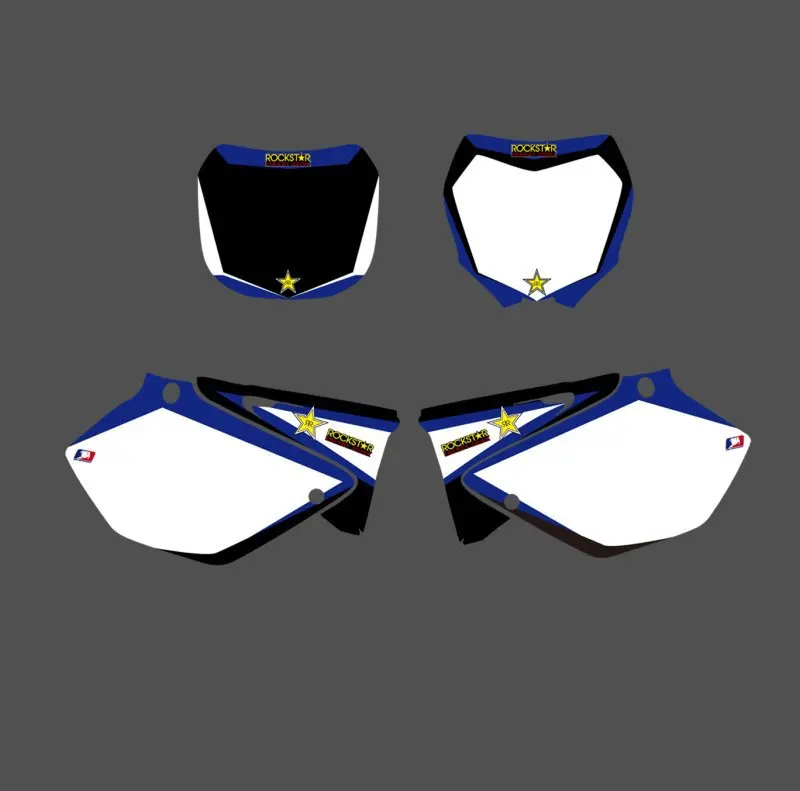 Наборы наклеек для Yamaha YZ125 YZ250 2002 03 04 05 06 07 08 09 2010 2011 2012 YZ 125 250|sticker kit|yz 125yz 250 |