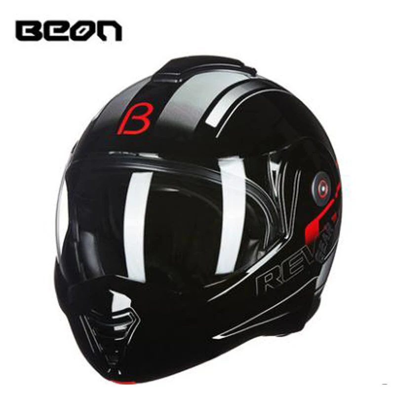 

BEON flip up motorcycle helmet men women fashion full face modular helmet