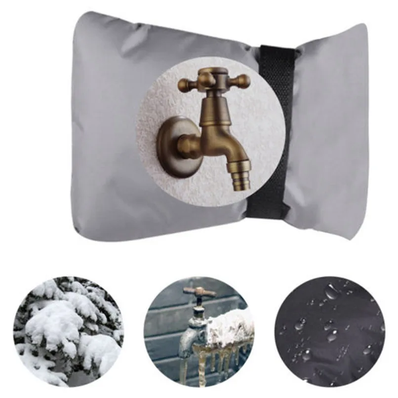 1 Pcs Outdoor Faucet Covers Faucet Freeze Protection Outdoor Faucet Socks Winter faucet antifreeze protection cover #2f21 (11)