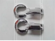 Di alta qualità ABS Chrome ciotola porta Interna trim sticker trim Per Nissan NV200 Auto accessori per Auto Car styling