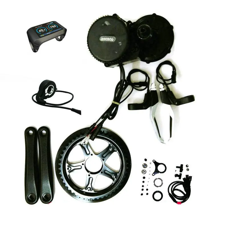 8FUN bafang 48v 750w mid motor ebike kit TFT P750C DISPLAY_