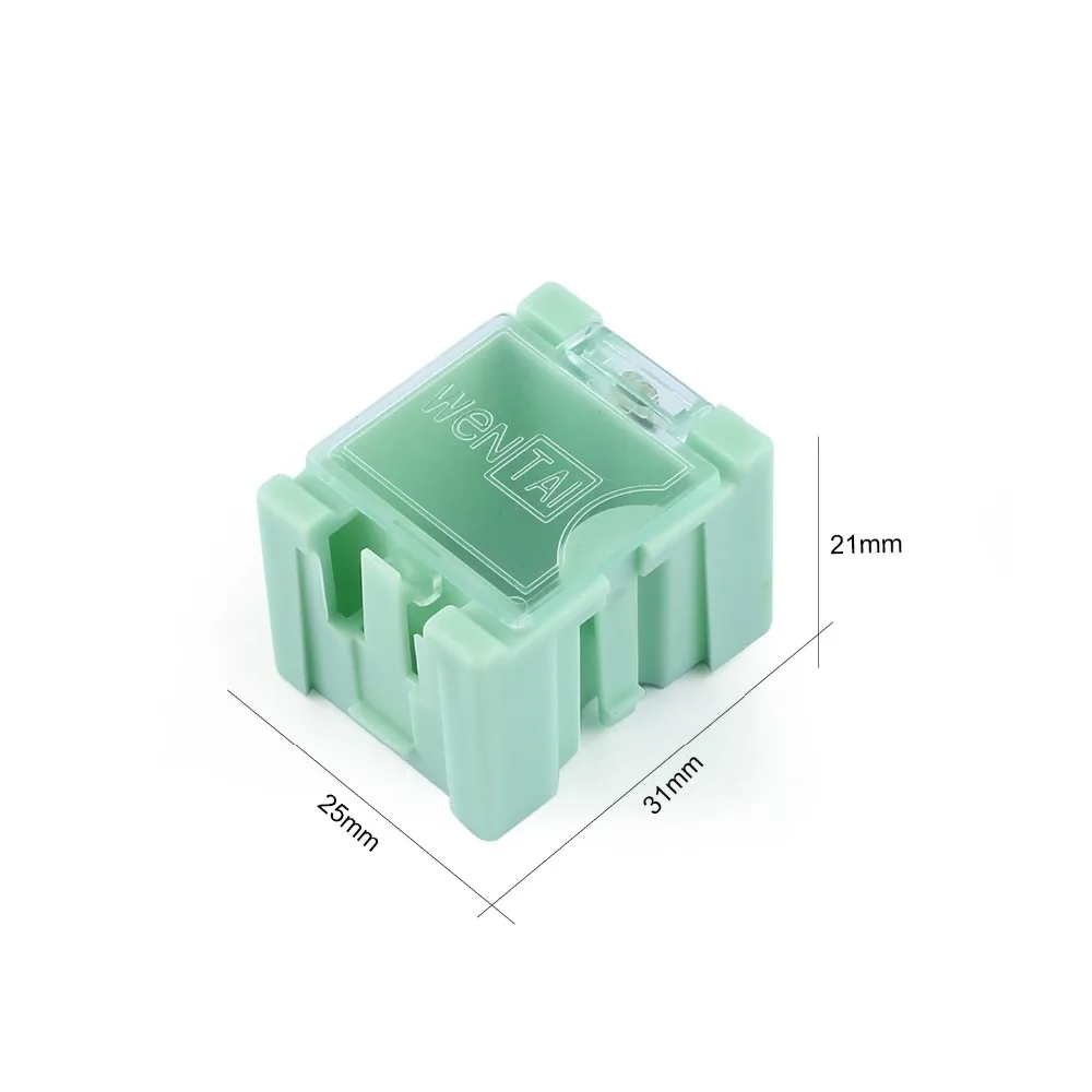 50 piezas pequeña herramienta tornillo objeto componente electrónico caja de almacenamiento caja de laboratorio SMT SMD aparece automáticamente el contenedor de parche 50 piezas pequeña herramienta tornillo objeto componente electrónico caja de almacenamiento caja de laboratorio SMT SMD aparece automáticamente el contenedor de parche