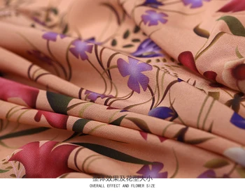 

2020 Advanced printing of silk fabric products Amoi insect Trolltech digital inkjet Silk Fabric Night in Paris