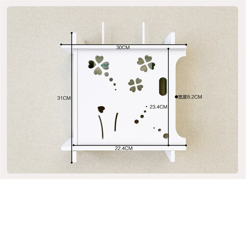 Креативный Европейский маршрутизатор для гостиной, Беспроводной приемный шкаф, коробка, крышка для гнезда, для хранения ТВ-приставка, вешалка, полка, стойка - Цвет: MODEL F