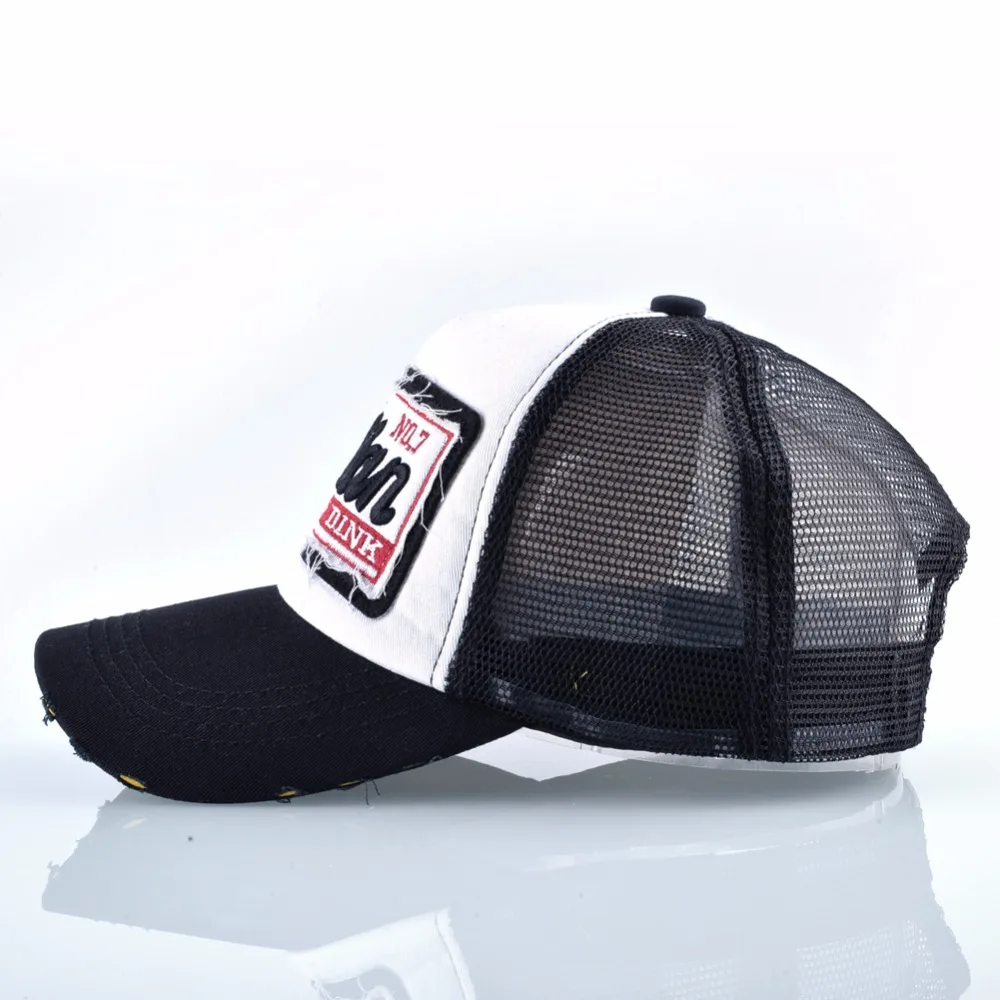 الأزياء إلكتروني التطريز قبعة بيسبول للرجال النساء الصيف تنفس شبكة Snapback قبعة للجنسين الهيب هوب سائق الشاحنة العظام Gorras