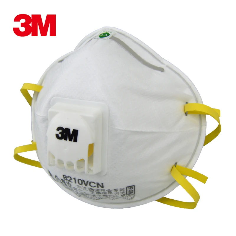 

3M 8210V Respirator dust Mask Cool flow Valve Particles Mask PM2.5 N95 Respiratory Protection cycling outdoor work