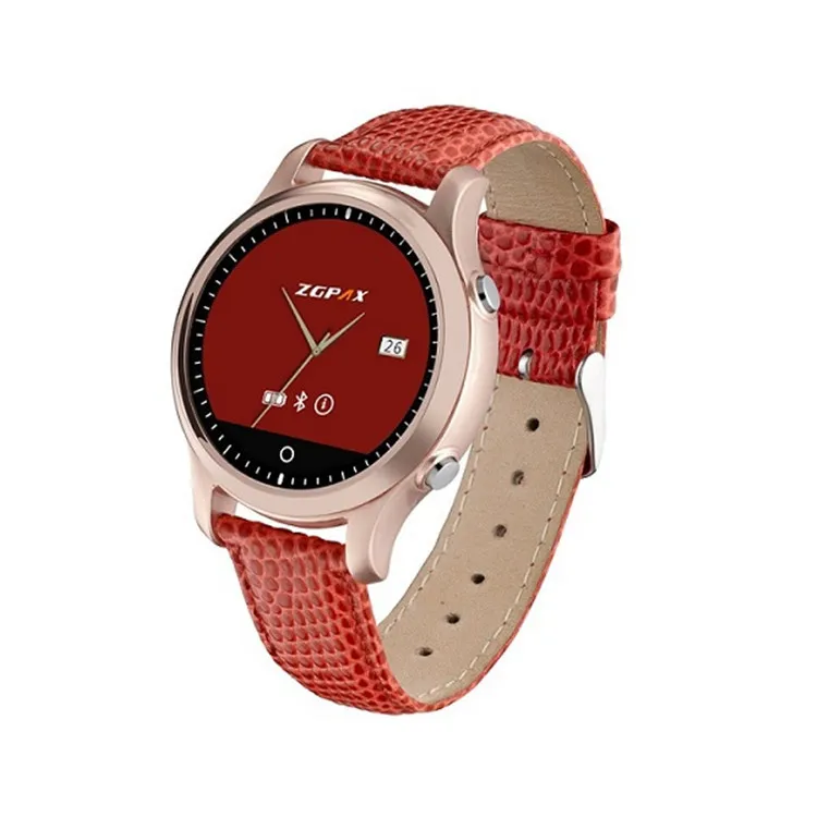 Free Shipping New 2016 ZGPAX S360 bluetooth reloj inteligente Round font b Smartwatch b font Surport