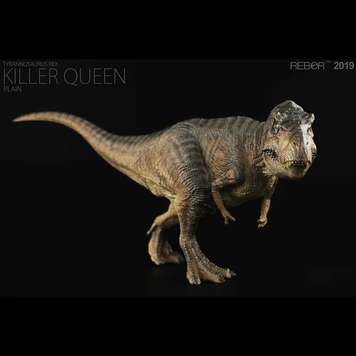 Ребор 1:35 Палеонтология yutirannus Hual тираннозавр рекс Джунгли/простой убийца королева Коллекционное издание Фигурка динозавра - Цвет: Plain