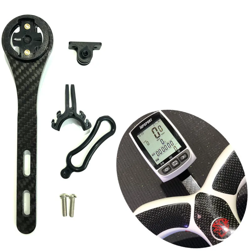 EC90 Bike Computer Mount Road Bicycle Carbon Holder for iGPSPORT Edge Series HandlebarStem Code Table Frame Computer Stand (8)