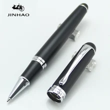 JINHAO 750 Роскошная шариковая ручка, черные и серебряные Канцтовары, школьные и офисные принадлежности, роскошные ручки для письма, подарок