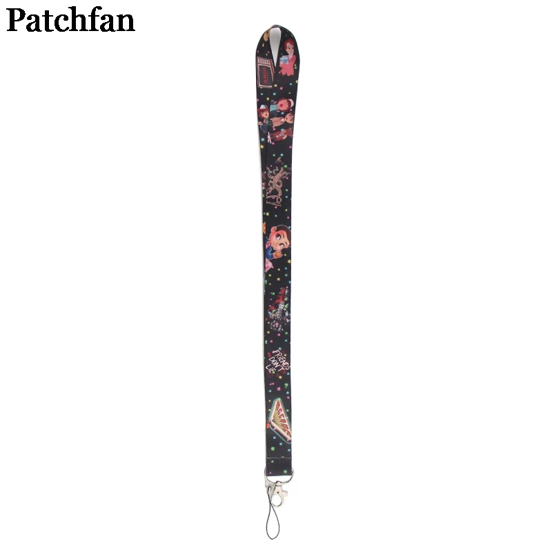 Patchfan странные вещи винтажное искусство крутые мужские lanyards ключи в мобильном телефоне ремни Ожерелье держатели карт тесьма A2256