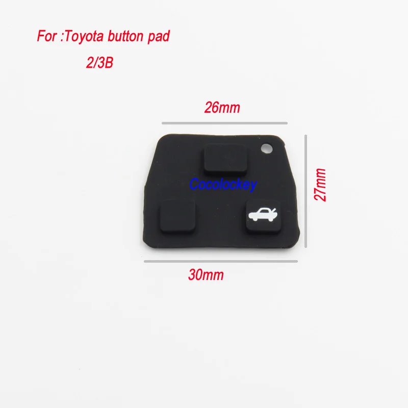 Cocolockey 50 шт./лот сменный пульт дистанционного ключа для Toyota Avensis Corolla Lexus Rav4 2 3