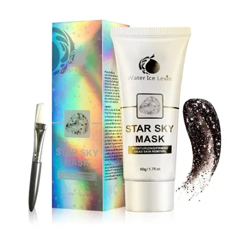 

60G Starry Sky Face Mask Facial Care Blackhead Remover Tightening Skin Dead Skin Removal Moisturizing Face Masks Star Mask Hot