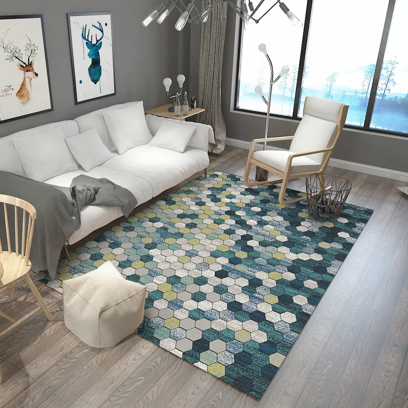 

YOOSA Fashion Abstract Delicate Area Rug Soft Large Carpets For Living Room Bedroom Kids Room Rugs Home Carpet Floor Door Mat