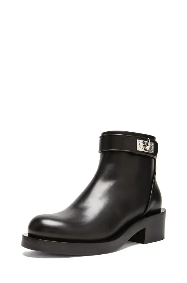 

2017 Brand England Style Women Genuine Leather Boots Flat Heel Ankle Martin Boots Fashion Motorcycle Boots Big Size 34-42 Girls