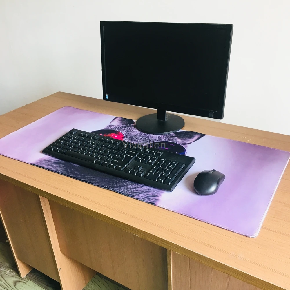 Высокое качество XXL компьютерный игровой коврик для мыши резиновый 90x40 см офисный Настольный коврик модный фиксирующий край клавиатуры колодки