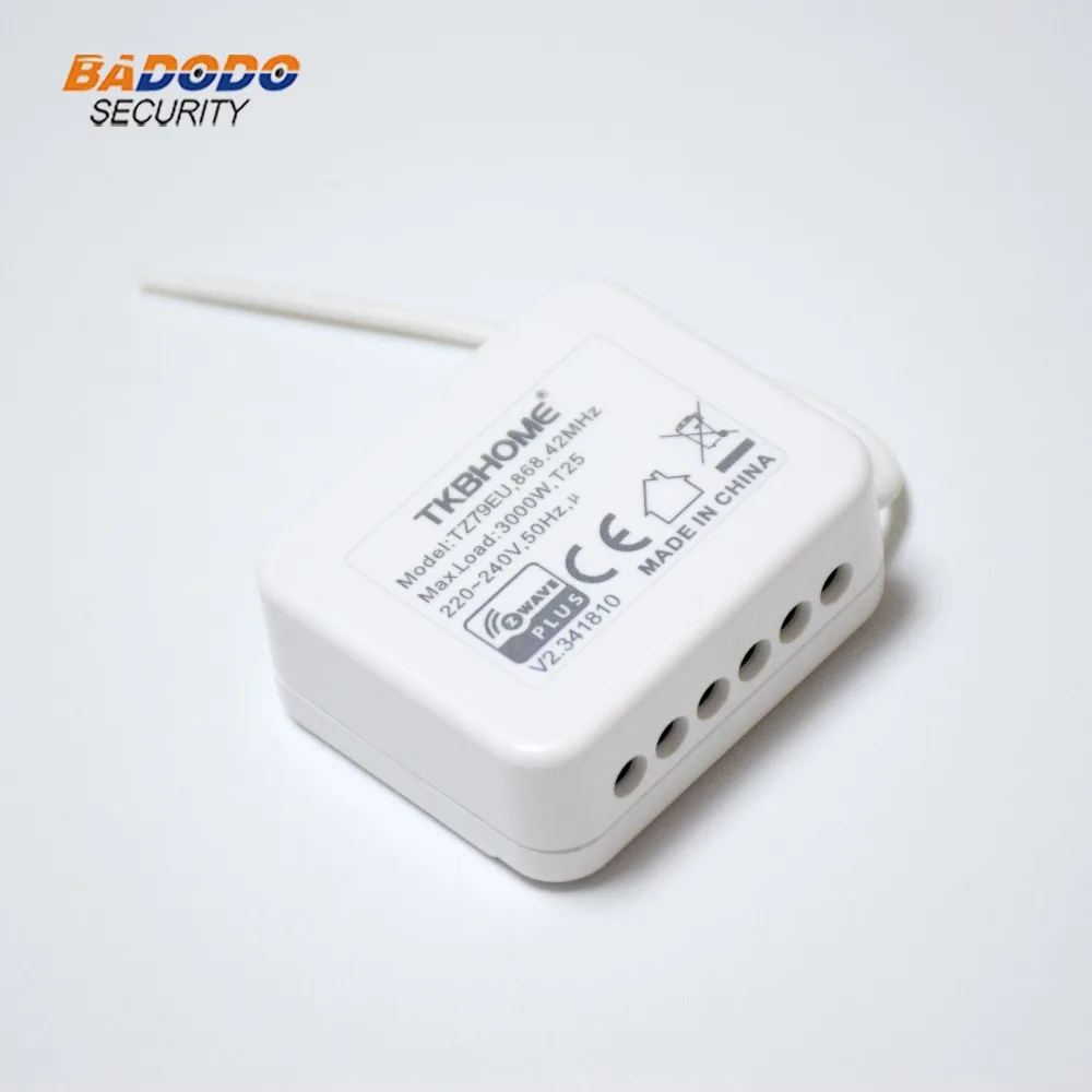 Модуль переключателя Z Wave plus TKB Home TZ79 13A(3000 Вт) регулятор вставки тяжелой нагрузки с