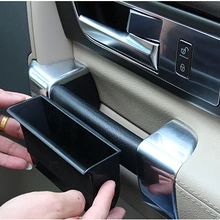 Стайлинга автомобилей! 4 шт. внутренний Пластик боковой двери подлокотник ящик для хранения Land Rover LR4 Дискавери 4 2010