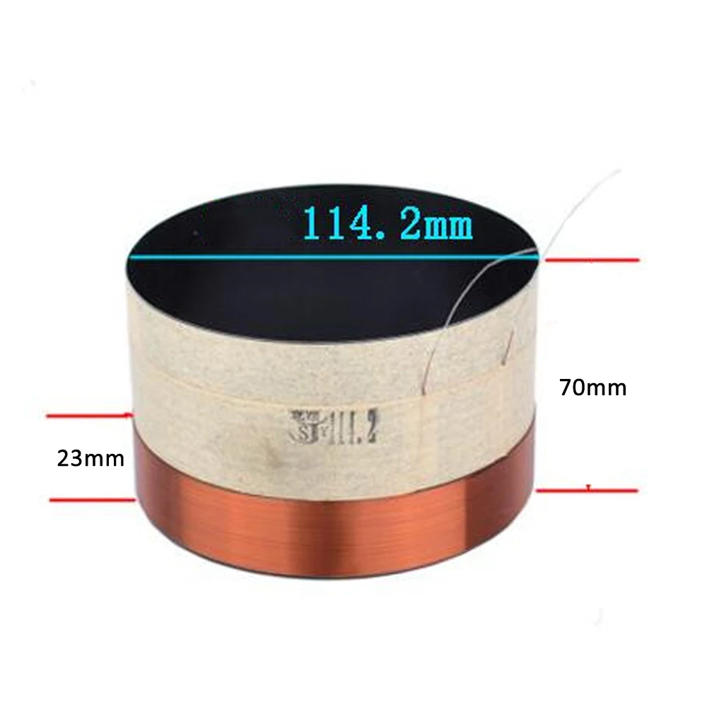114.2 mm Voice Coil For Replacement Woofer / Bass Speaker 8 ohm Partial