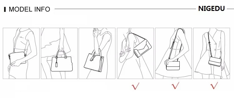 NIGEDU брендовая дизайнерская винтажная Женская длинная сумка с кисточками, сумки через плечо на цепочке для женщин, сумка через плечо, качественные Сумки из искусственной кожи