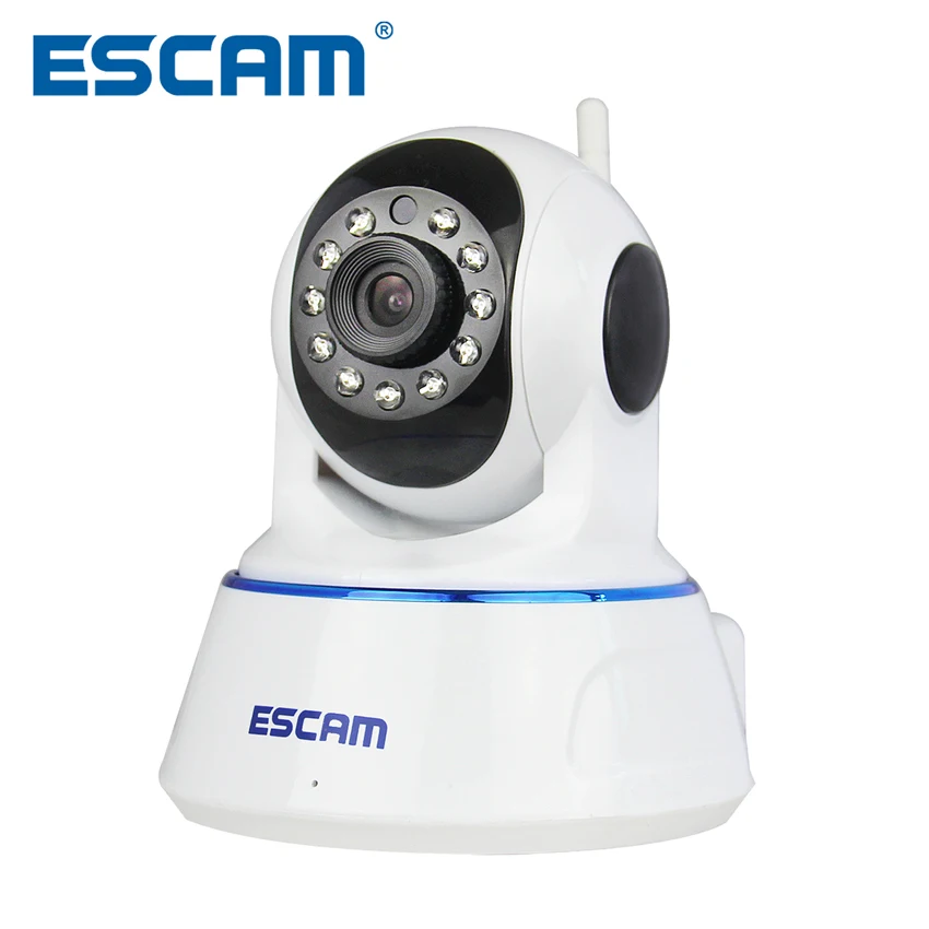 

Escam QF002 Mini WiFi IP Camera HD 720P CCTV security Camera System P2P IR Cut Two Way Audio Micro SD Card Slot Night vision