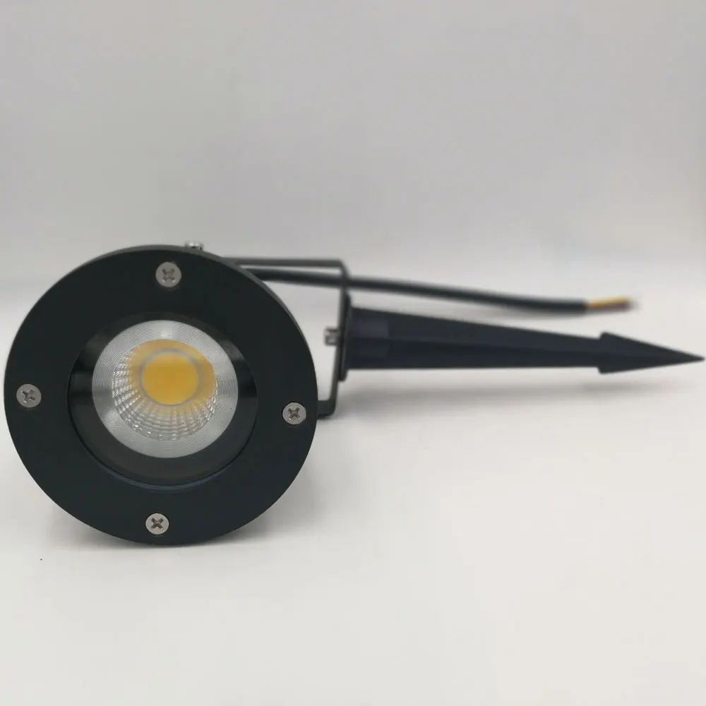 IP65 уличный светодиодный светильник для газона с GU10 светодиодный садовый светильник 3 Вт 5 Вт светодиодный Ландшафтный/дорожное освещение IP65 Алюминиевый светильник для газона MR16 держатель