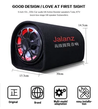 Бесплатная доставка 5 дюймов 12 В 220 В автомобильный аудио Hifi активный усилитель динамик s трубка Ktv Boom Box Stage Hifi динамик сабвуферы