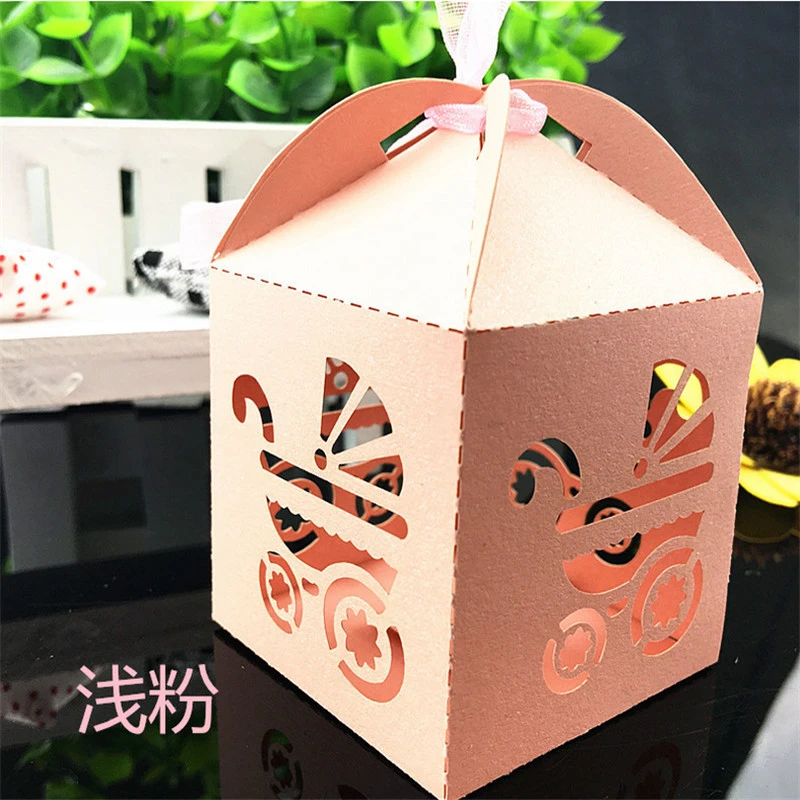 100ピース印刷可能な赤ちゃん運ぶベビーシャワーのギフトボックス誕生日クリスマス結婚式招待状パーティーキャンディ結婚式装飾ボックス Box Birthday Box Boxbox Gift Box Aliexpress