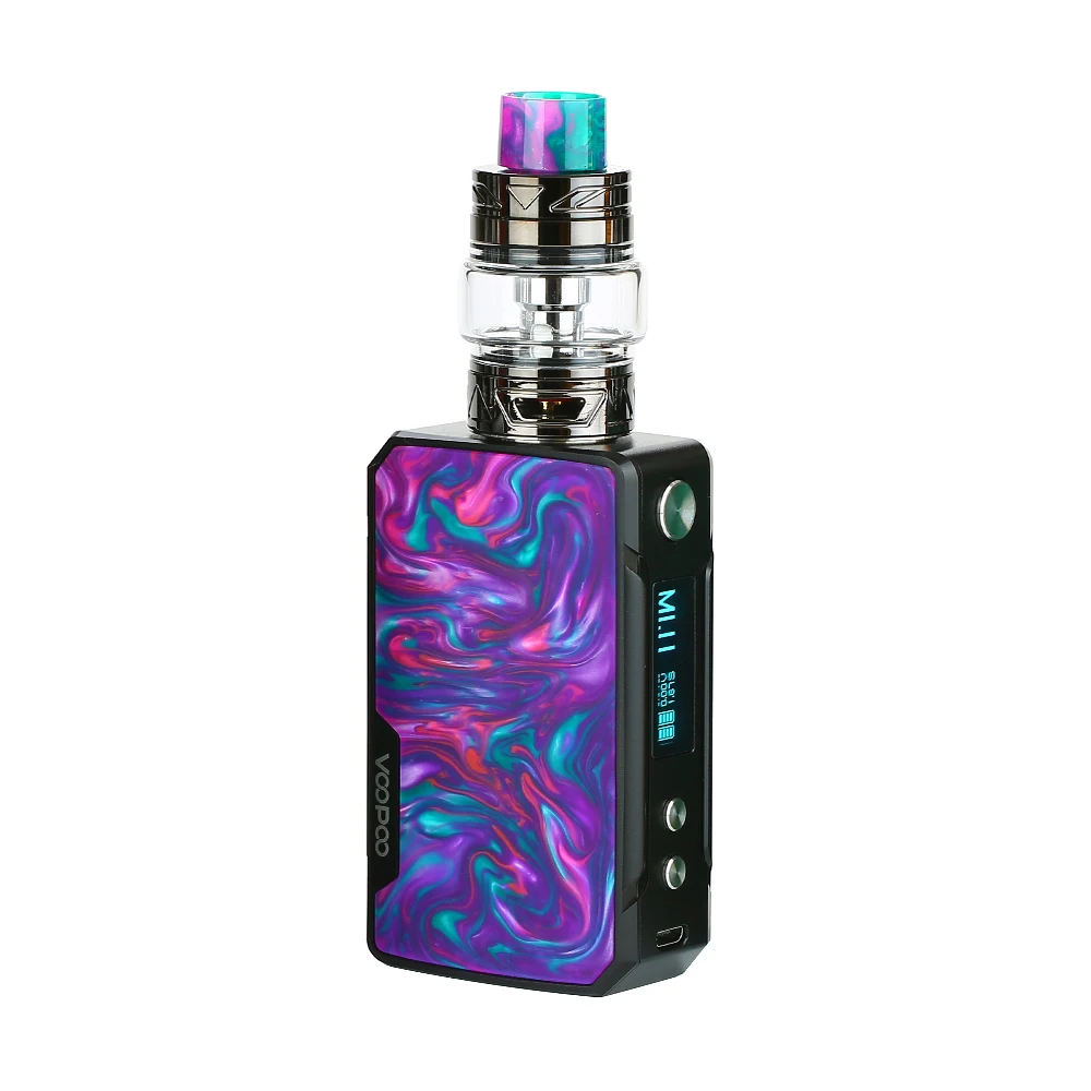 VOOPOO Drag Mini 117 Вт термоконтроль вэйпинга комплект с батареей Mod 4400 мАч VOOPOO Drag Mini MOD& UFORCE T2 бак 5 мл электронная сигарета комплект vs Shogun/Drag 2 - Цвет: B-Purple