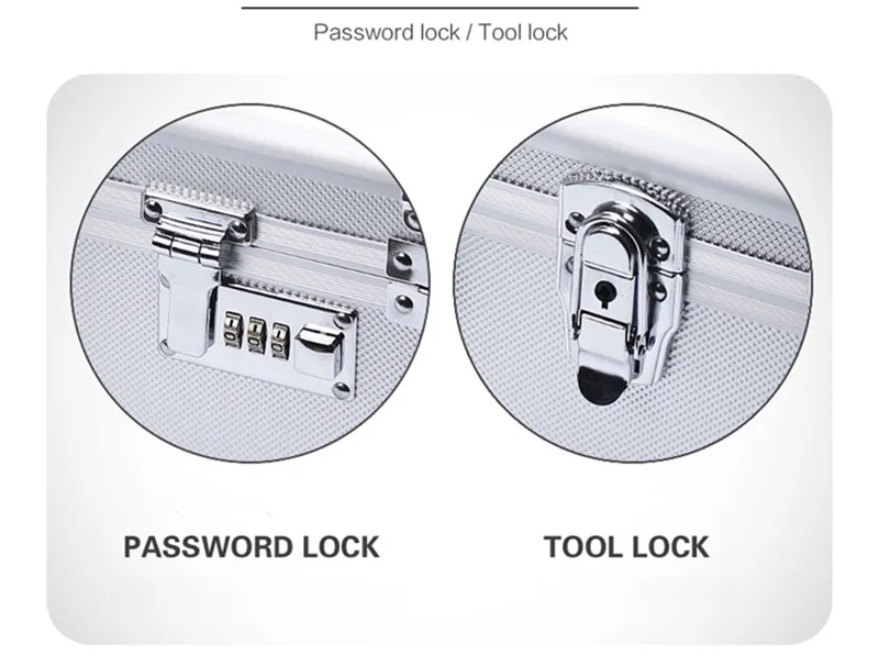 Алюминиевый Чехол для инструментов Дорожная сумка из АБС-пластика чемодан toolbox File box ударопрочный защитное оборудование камера с