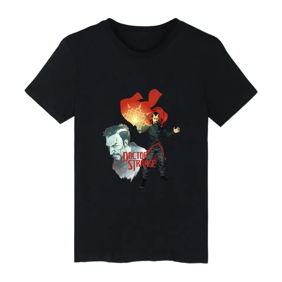 Доктор Стрэндж супер Hero t-shirt Для женщин и Для мужчин Летние футболки мужские хлопковые футболки одежда футболка для Для мужчин Доктор Стрэн...
