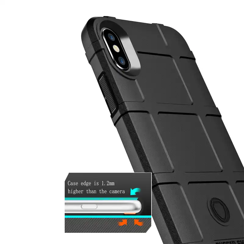 Силиконовый чехол для Iphone XS XR Max противоударный мягкий из ТПУ iphone 6 6s Plus 7 8