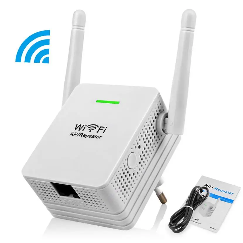 Wi Fi ретранслятор 300 Мбит/с Беспроводной сети повторитель 2dBi антенны усилитель