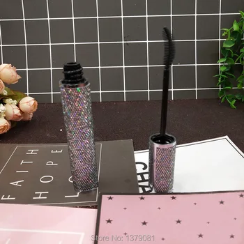 

10PCS High Grade Colorful Shiny DIY Empty Mascara Tubes with Eyelash Wand Brush Eyelash Cream Container Bottle Vials With Box