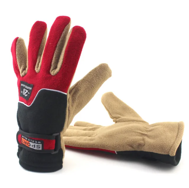 Hot Sale Men Tactical Gloves Autumn Winter Fleece Warm Workout Fitness