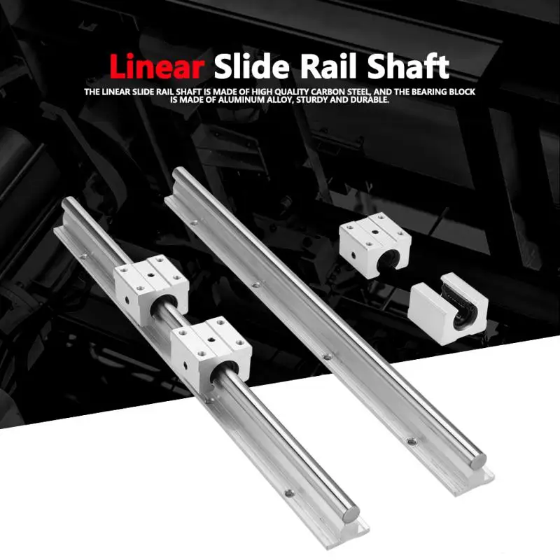 2 шт./лот SBR12-400mm 12 мм линейный направляющий вал+ 4 шт. SBR12UU подшипник направляющие блоки линейные направляющие части