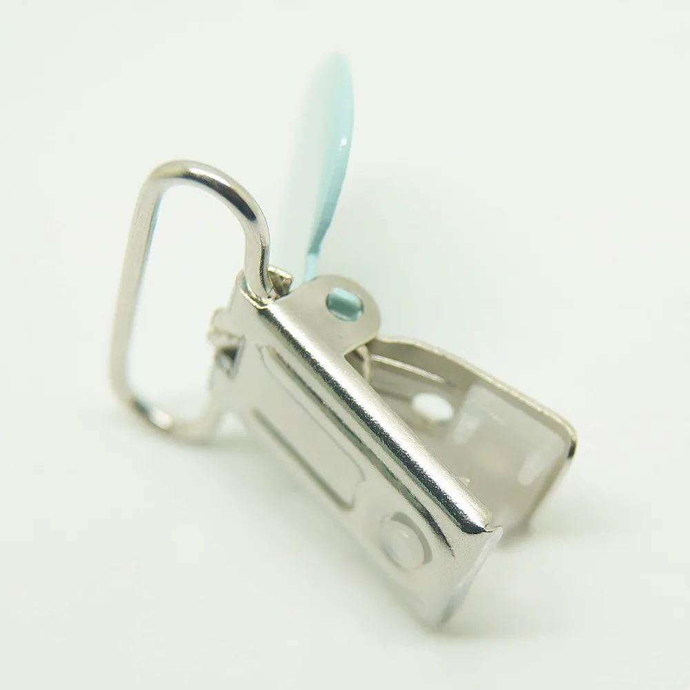 soft blue suspender clips b